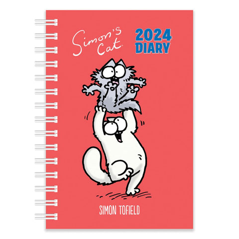 Simon's Cat 2024 A5 Wiro Diary