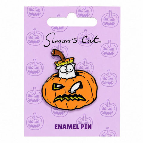 Simon’s Cat Halloween Pumpkin Enamel Pin