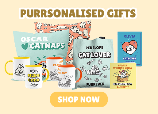 Simon's Cat Personalised Gifts - Online Official Shop