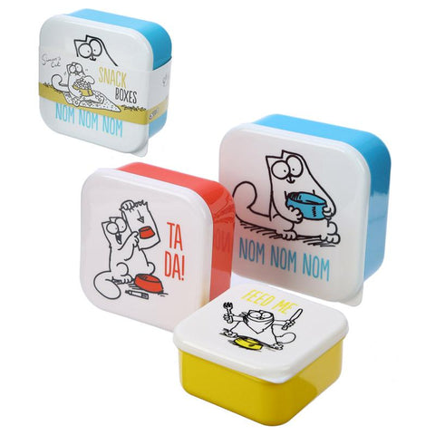 Simon's Cat set of 3 Snack Boxes - Simon's Cat Shop