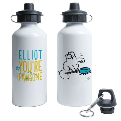 Personalised Feed Me Water Bottle - Simon's Cat Shop