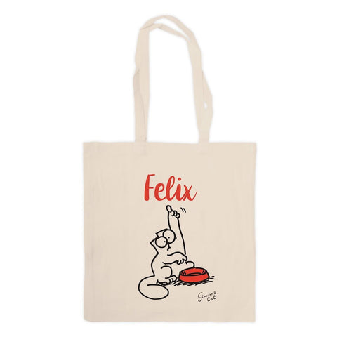 Personalised Feed Me Standard Tote - Simon's Cat Shop