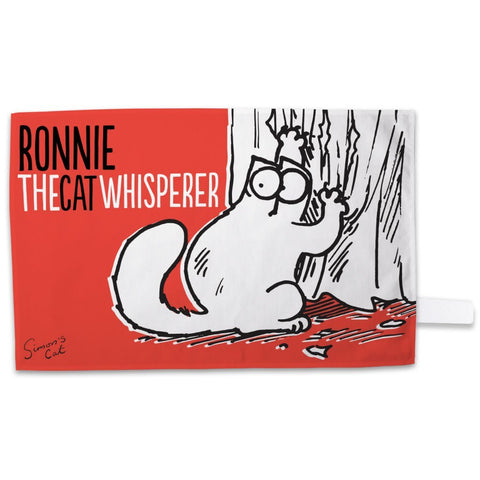 Personalised The Cat Whisperer Tea Towel - Simon's Cat Shop