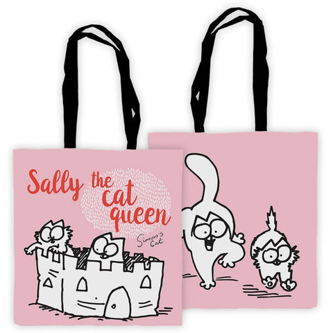 Personalised The Cat Queen Pink Premium Tote - Simon's Cat Shop