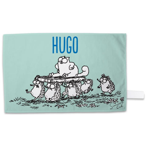 Personalised Hedgehog Tea Towel - Simon's Cat Shop
