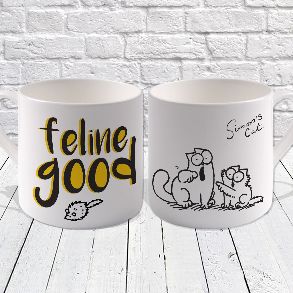 Feline Good Bone China Mug - Simon's Cat Shop
