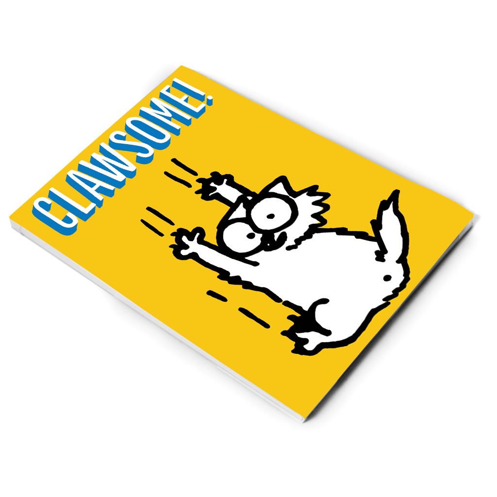 Clawsome A5 Notepad - Simon's Cat Shop
