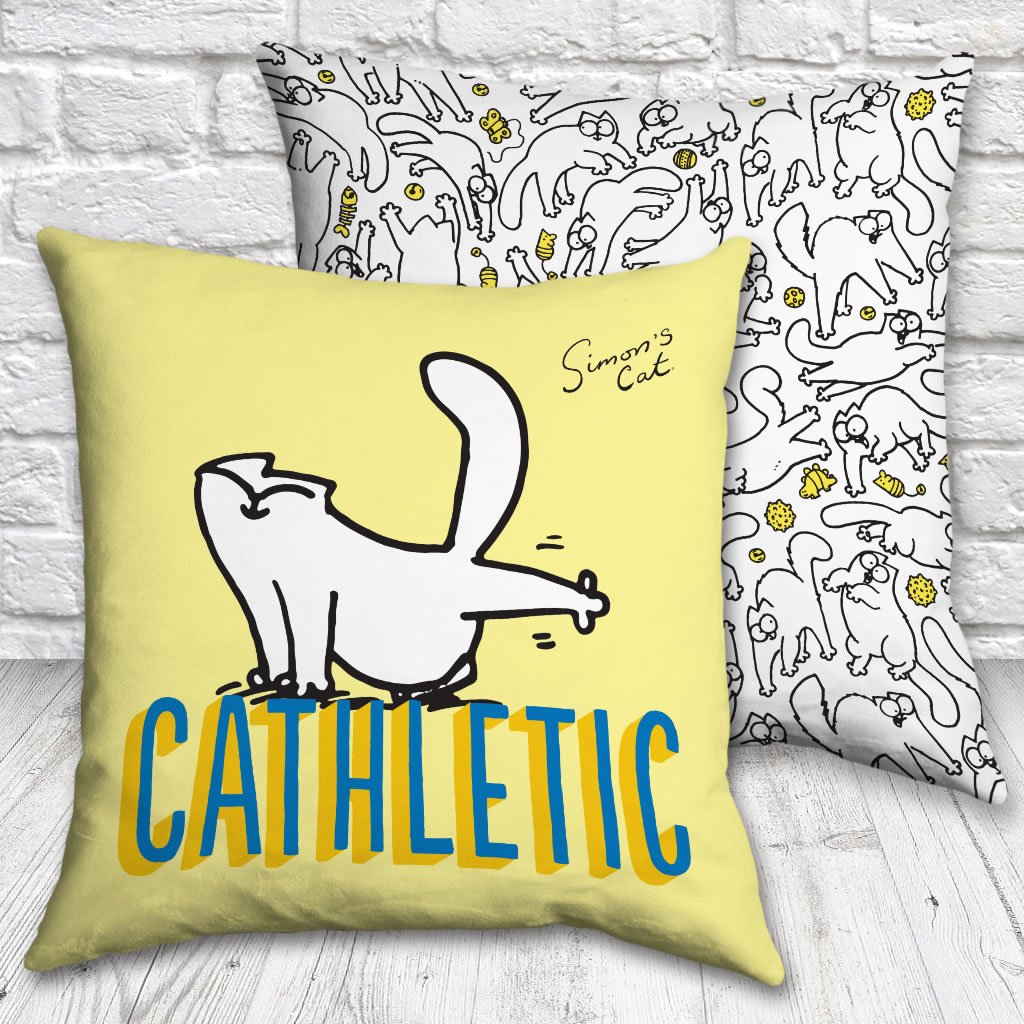 Cathletic Cushion - Simon's Cat Shop