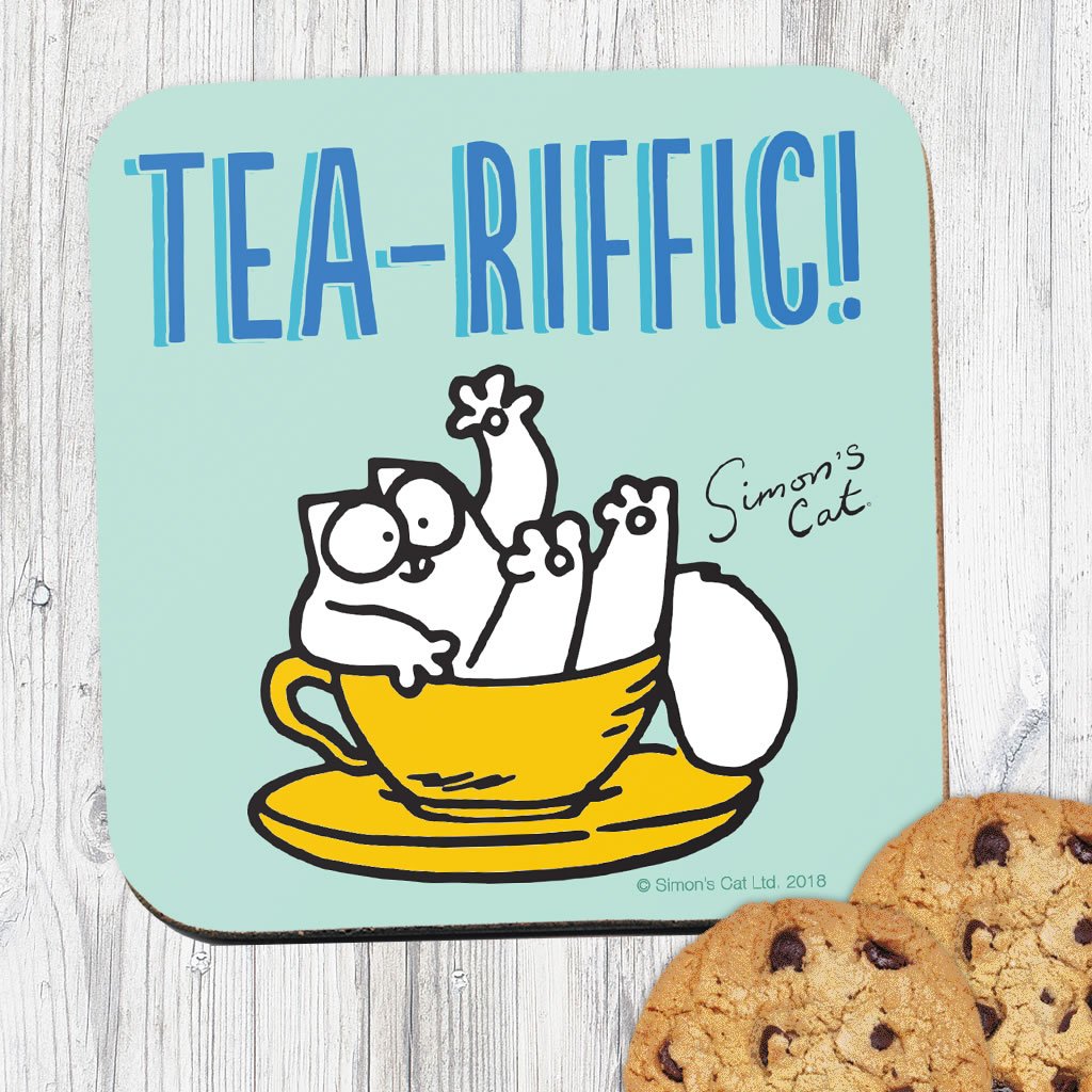 Tea-Riffic Coaster - Simon's Cat Shop