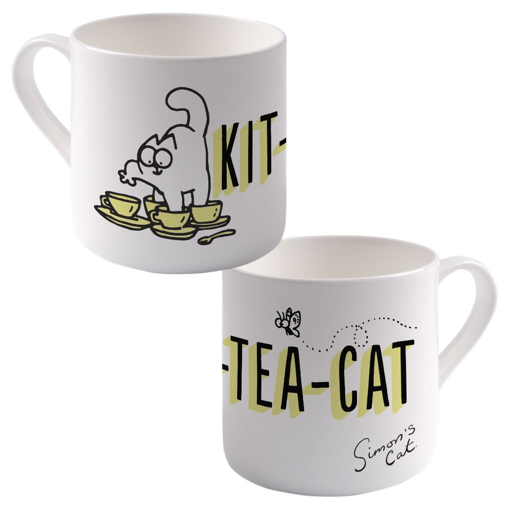 Kit-Tea-Cat Bone China Mug - Simon's Cat Shop