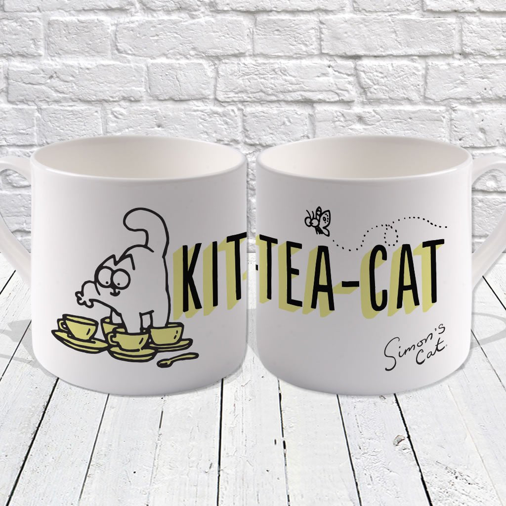 Kit-Tea-Cat Bone China Mug - Simon's Cat Shop