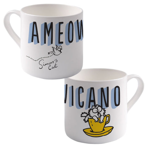 Ameowicano Bone China Mug - Simon's Cat Shop