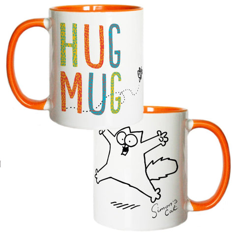 Hug Mug Coloured Insert Simon's Cat Mug - Simon's Cat Shop