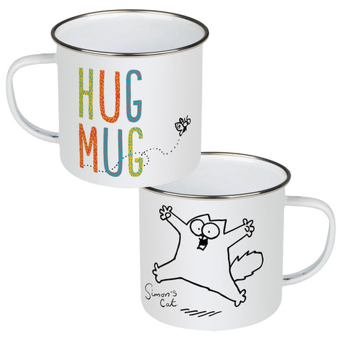 Hug Mug Enamel Mug - Simon's Cat Shop