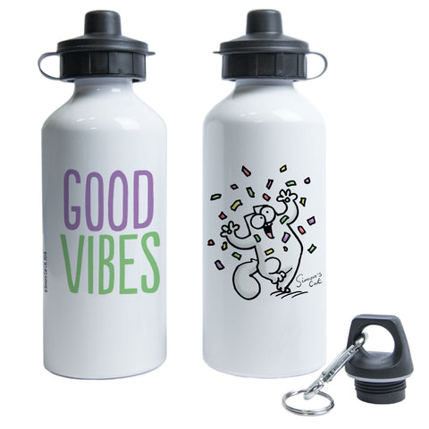 Good Vibes Water Bottle - Simon's Cat Shop