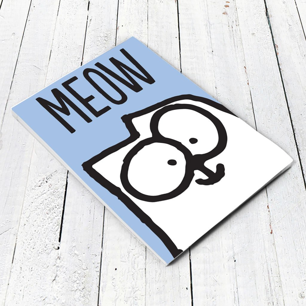 Meow A5 Notepad - Simon's Cat Shop