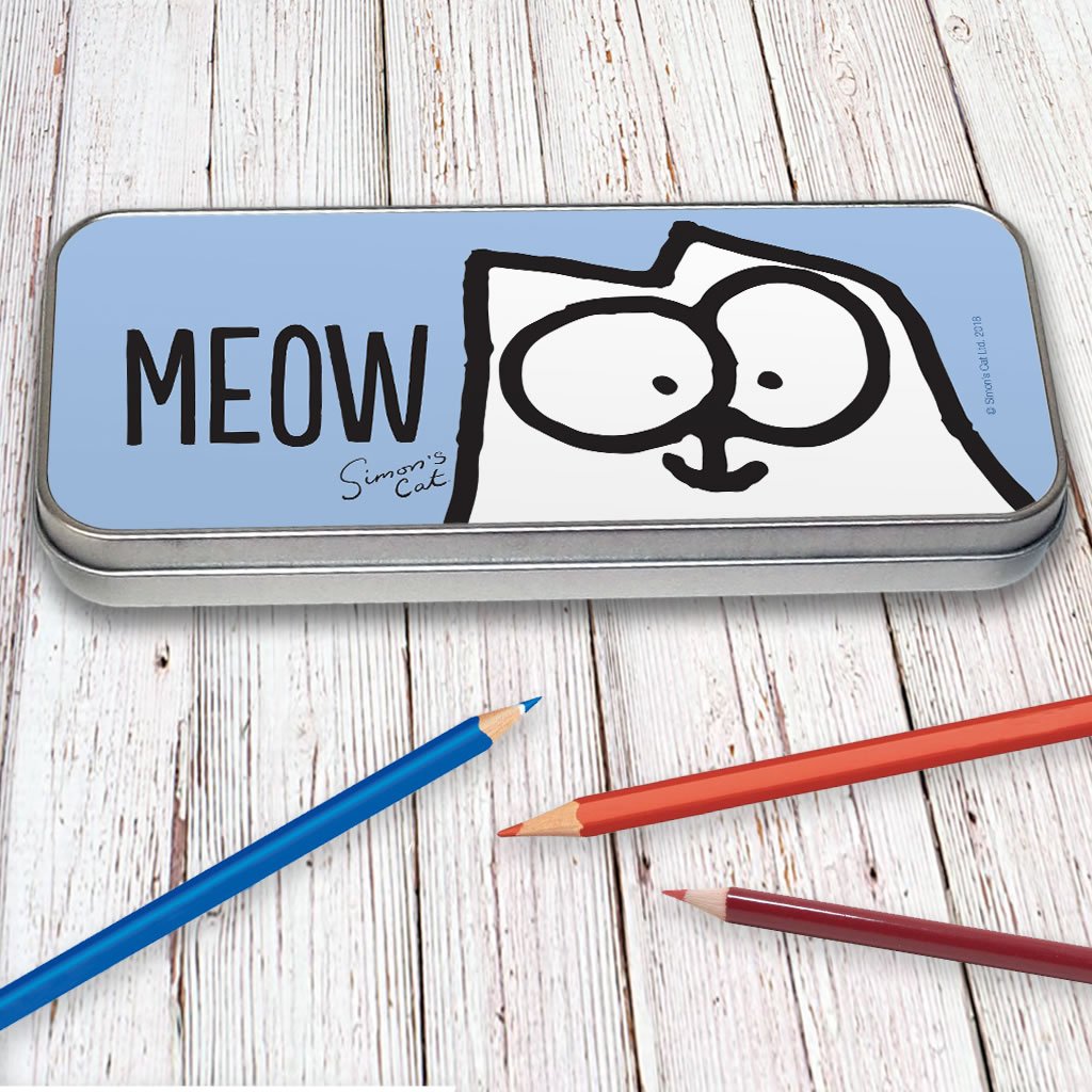 Simon's Cat Meow Pencil Tin - Simon's Cat Shop