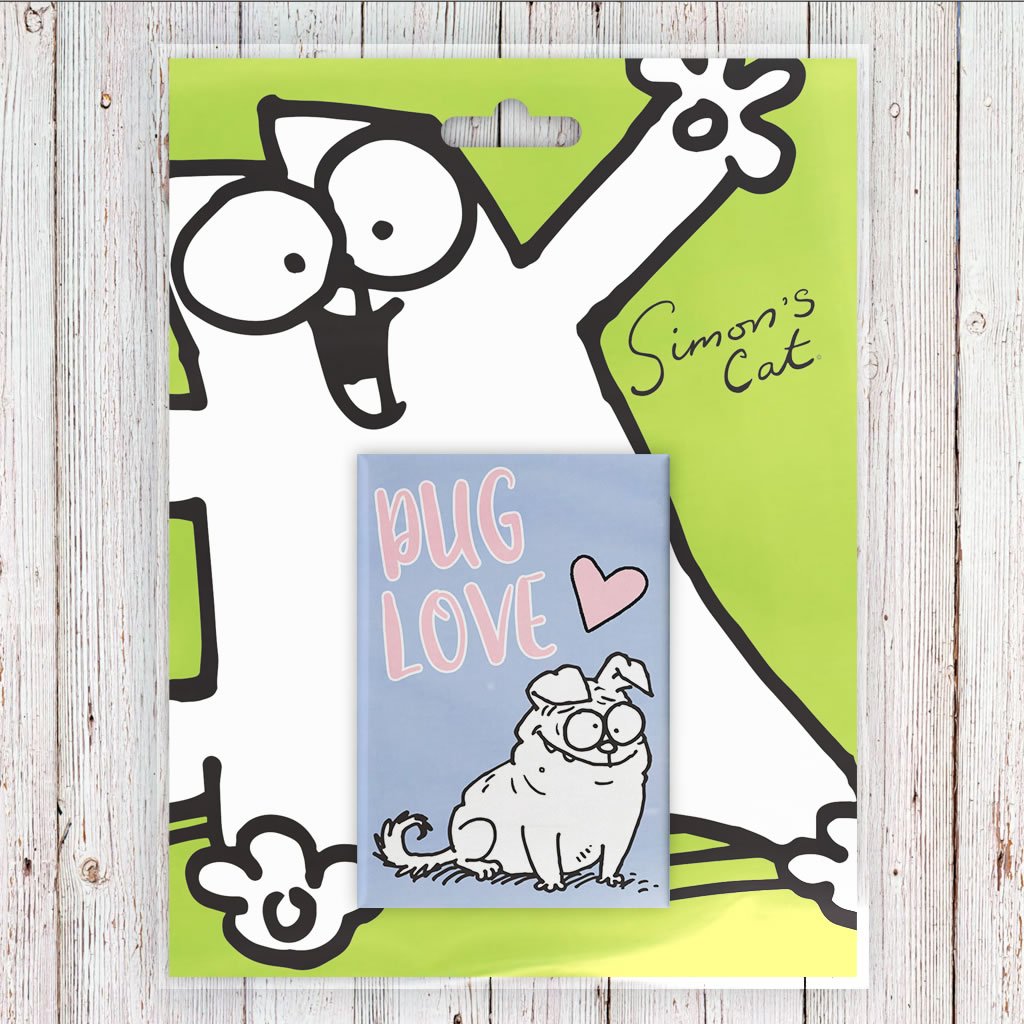 Pug Love Magnet - Simon's Cat Shop