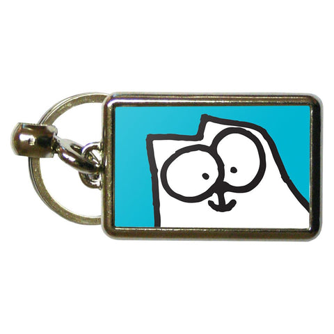 Simon's Cat Metal Keyring - Simon's Cat Shop