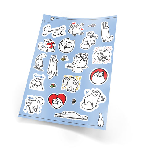 Simon's Cat Sticker Sheet
