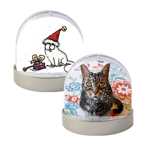 Simon's Cat Christmas Snow Globe - Christmas Hat