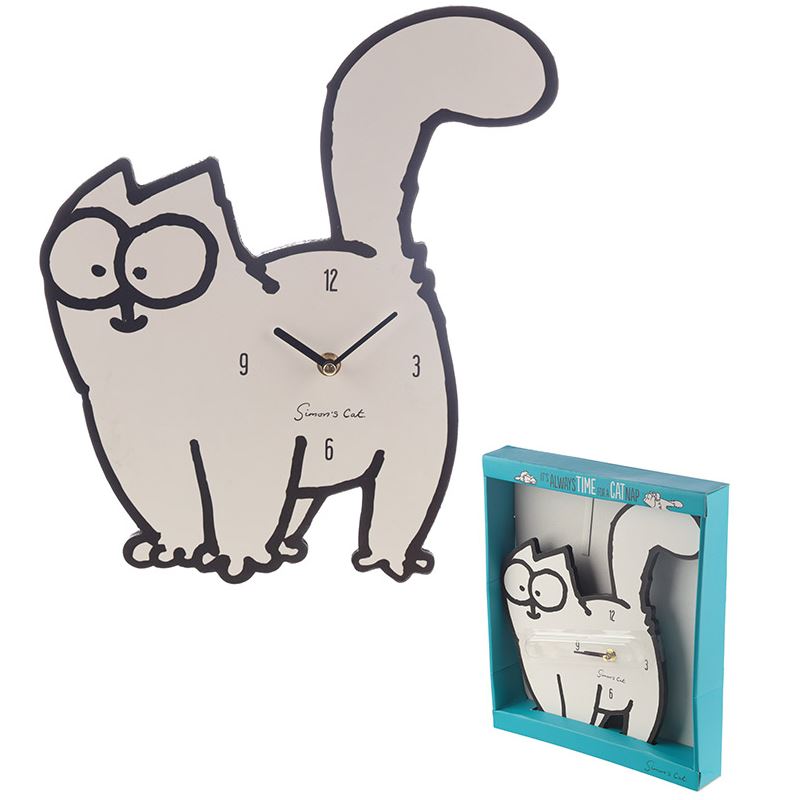 Simon's Cat Shaped Clock - Simon's Cat Shop